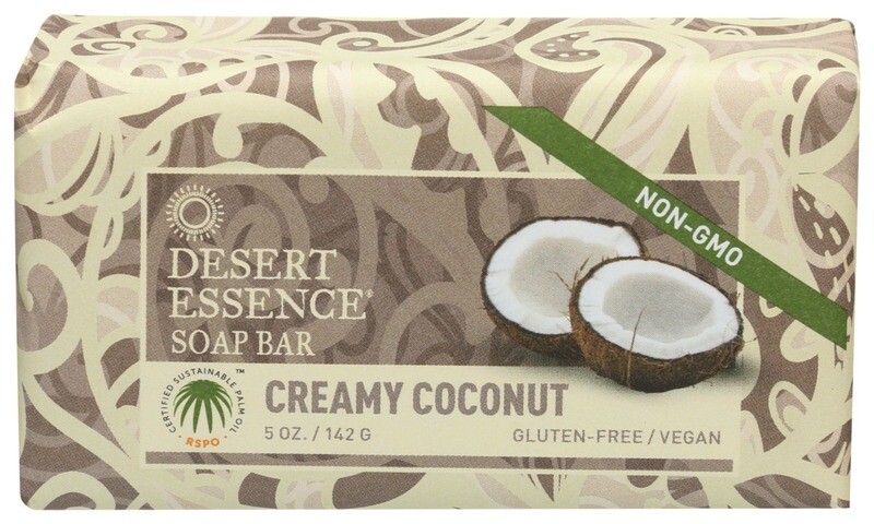 Desert Essence Soap Bar Creamy Coconut