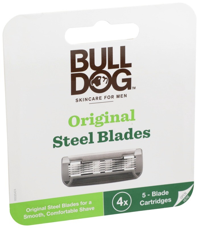 Bull Dog Original Steel Blades 4ct