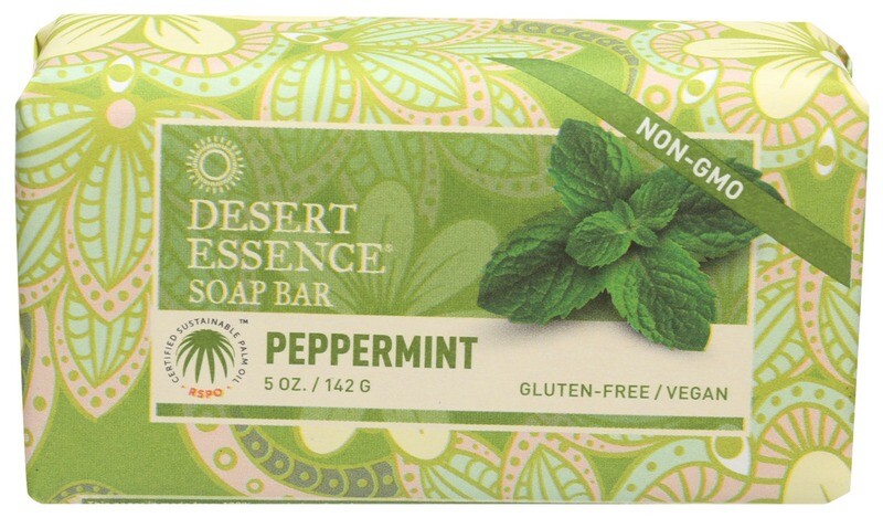 Desert Essence Soap Bar Peppermint