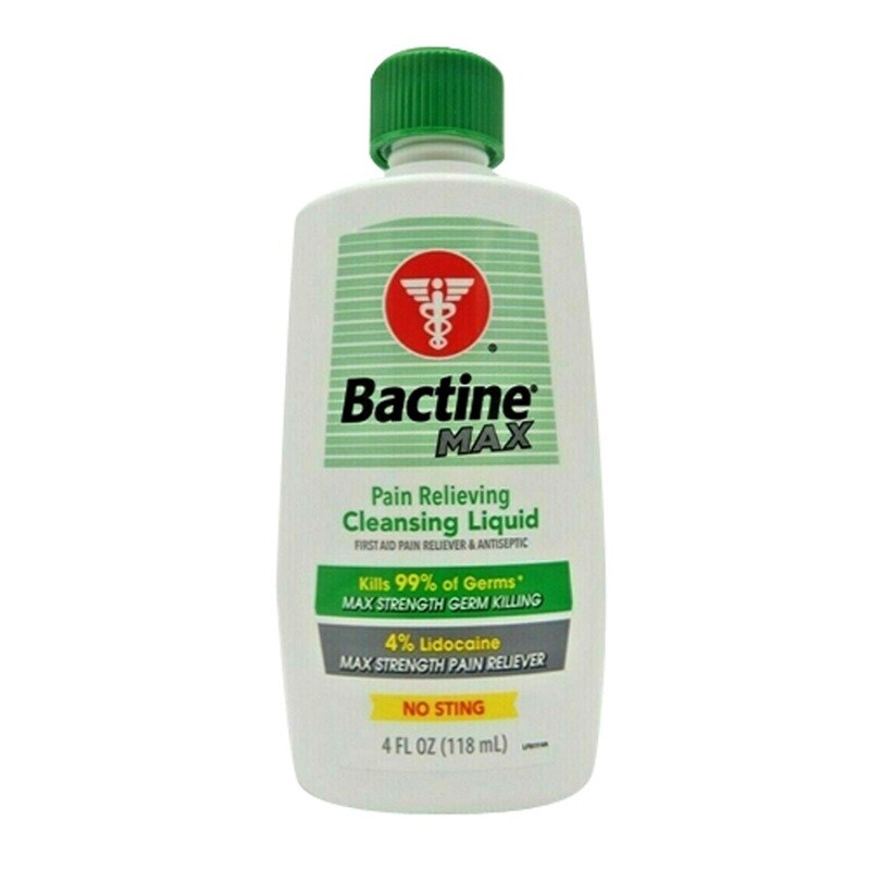 Bactine Max Pain Relief Liquid 4oz