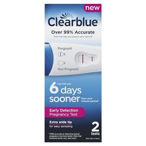 Clearblue Early Detection Pregnancy Test 2ct