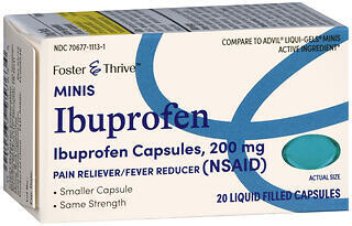 Foster and Thrive Ibuprofen 200 Mg Mini Softgels 200ct