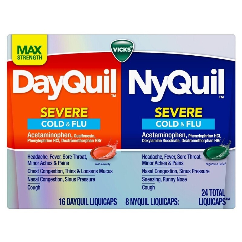 Dayquil/Nyquil Liquicaps 24ct