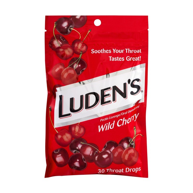 Luden&#39;s Throat Drops Wild Cherry 30ct