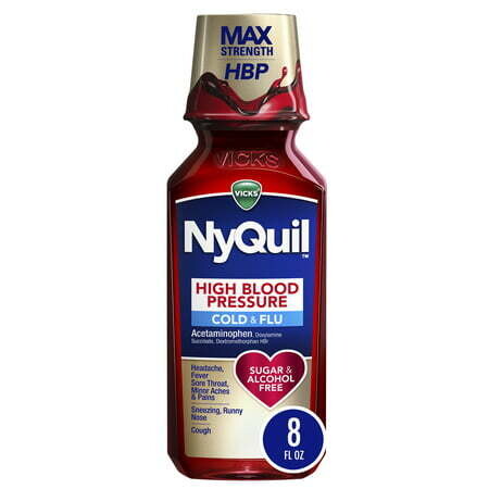 Nyquil High Blood Pressure Liquid 8oz