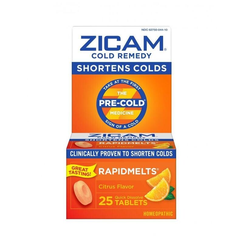Zicam Cold Remedy Rapid Melts Orange 25ct
