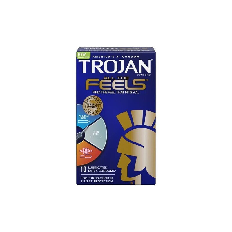 Trojan All The Feels Condoms 10ct
