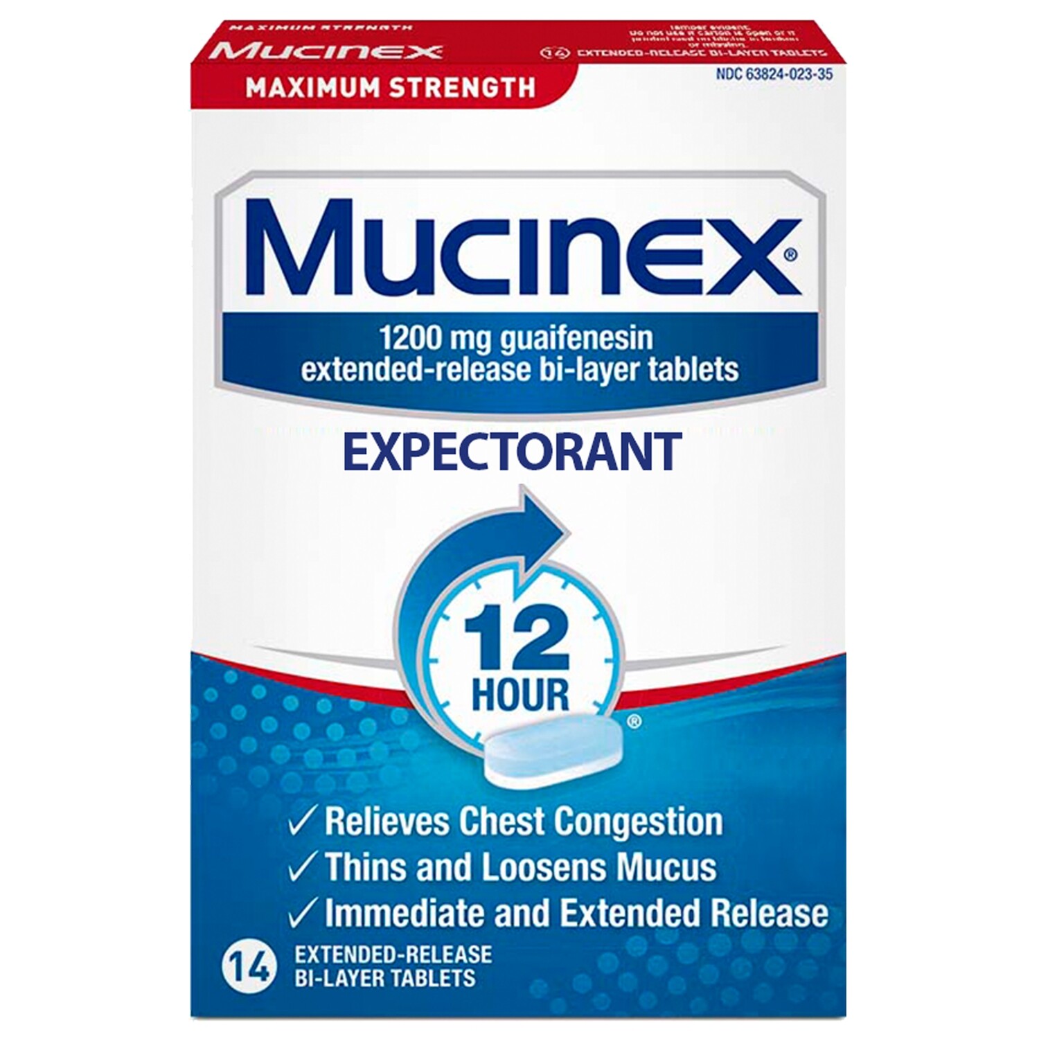 Mucinex ER 1200mg Tablets 14ct