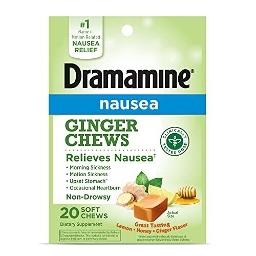 Dramamine Ginger Chews 20ct Dramamine Ginger Chews 20ct