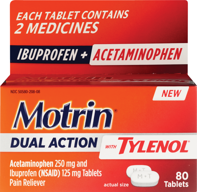 Motrin Dual Act Tylenol Cap 80ct