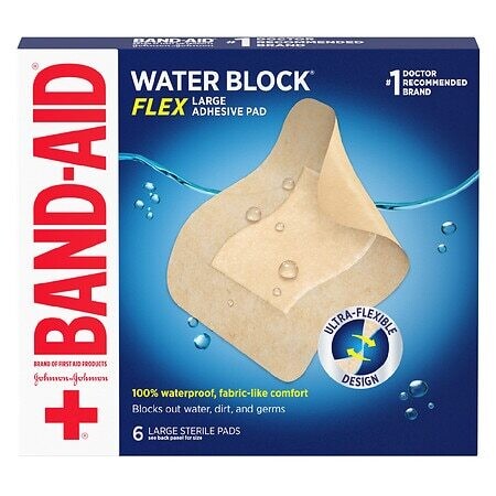 Band-Aid Waterblock Large Flex Adhesive 6ct