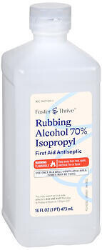 Foster and Thrive Isopropyl Rub Alcohol 70%