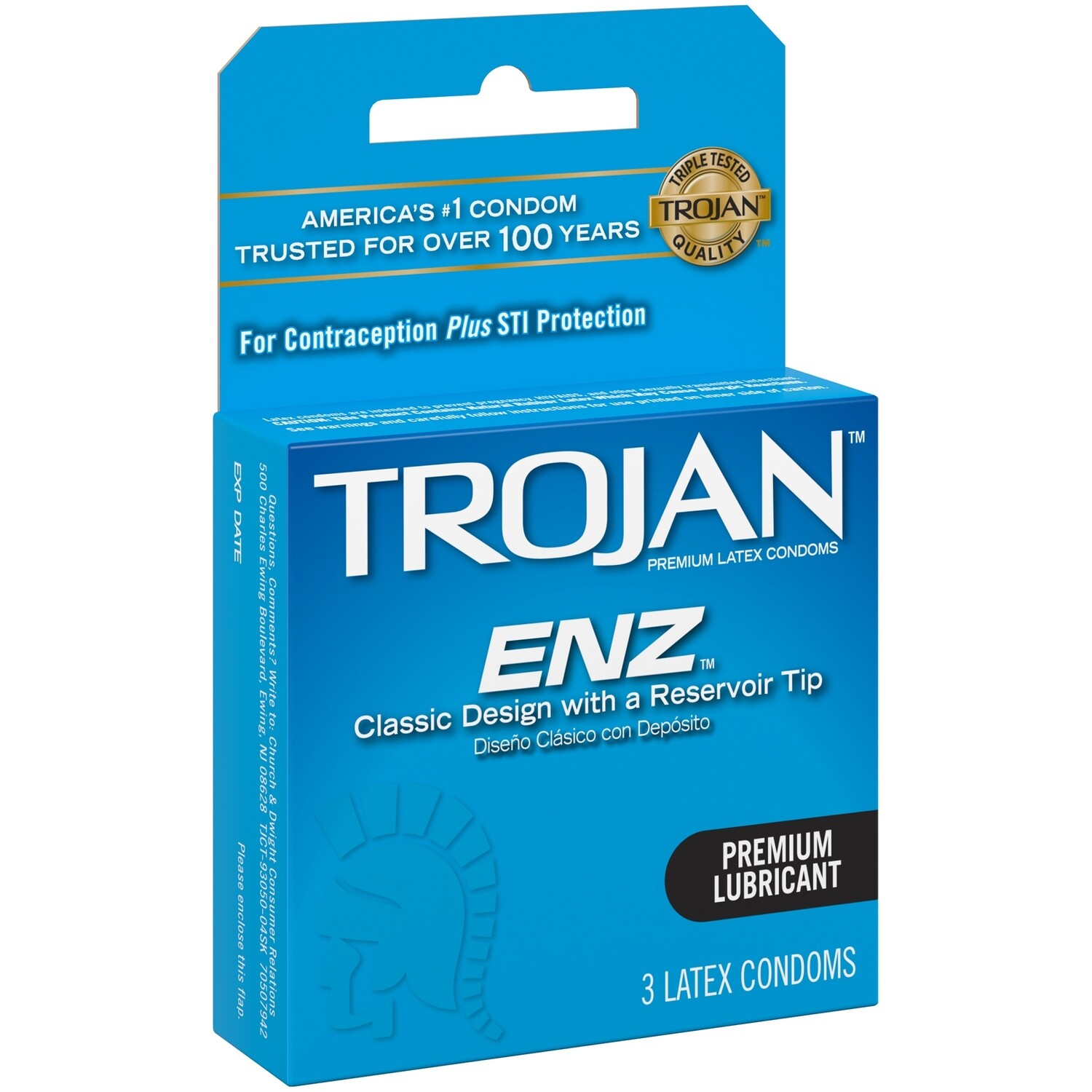 Trojan-Enz Lubricated Condoms 10ct