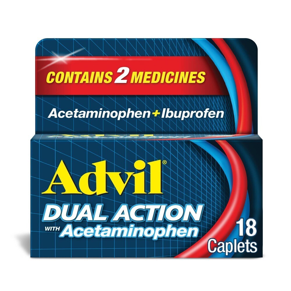 Advil Dual Action 250 Mg-125 Mg 18ct