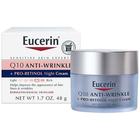Eucerin Q10 Anti-Wrinkle Retinol Night Cream 1.7 oz