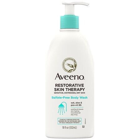 Aveeno Restorative Therapy Body Wash 18oz