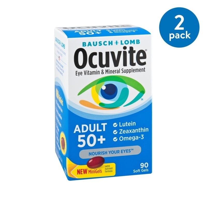 Ocuvite Adult 50+ Minigels 90ct