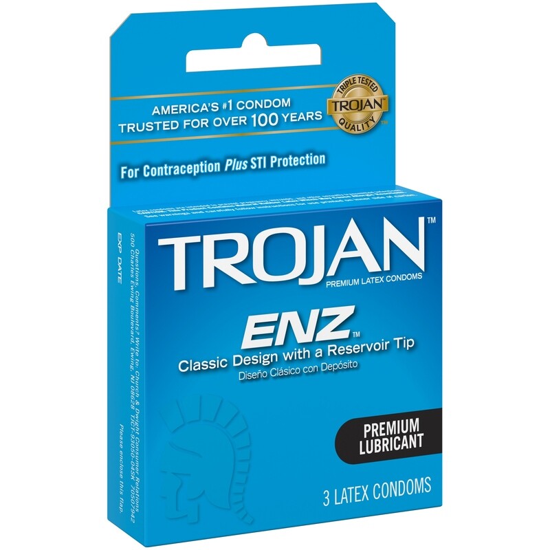 Trojan-Enz Lubricated Condoms 10ct