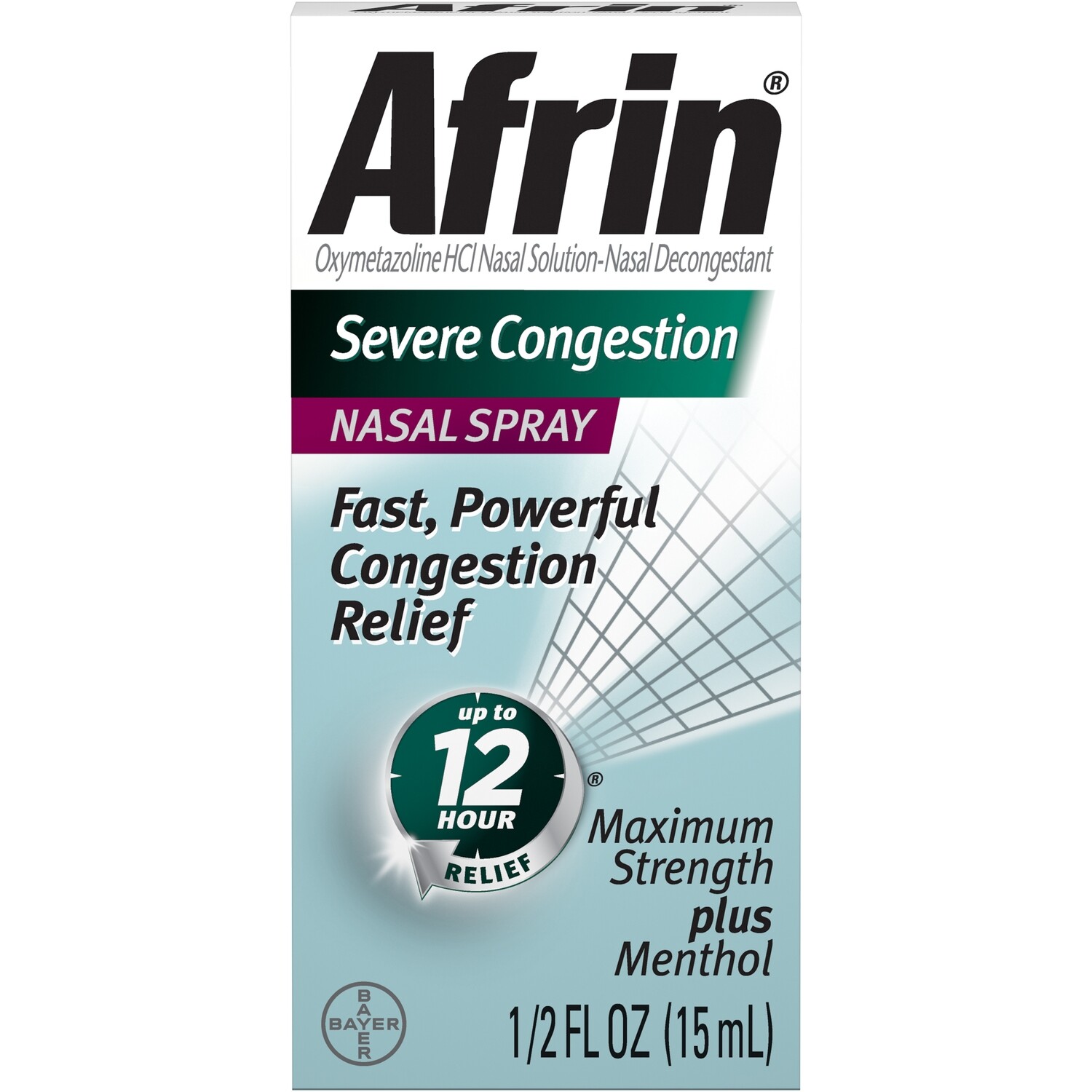 Afrin Severe Congestion with Menthol 15ml