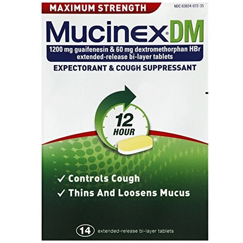 Mucinex DM ER 1200-60mg Tablets 14ct