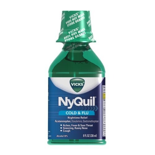 Vicks NyQuil Cold-Flu Liquid 8oz