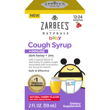 Zarbee&#39;s Complete Baby Cough Syrup + Immune with Honey