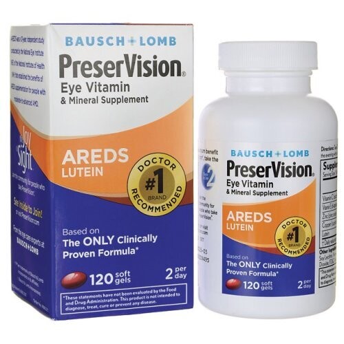 Preser Vision AREDS Lutein Softgels 120ct