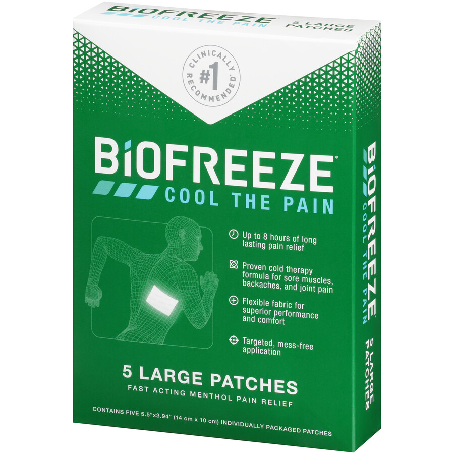 Biofreeze Pain Relief 5% Patch 5ct