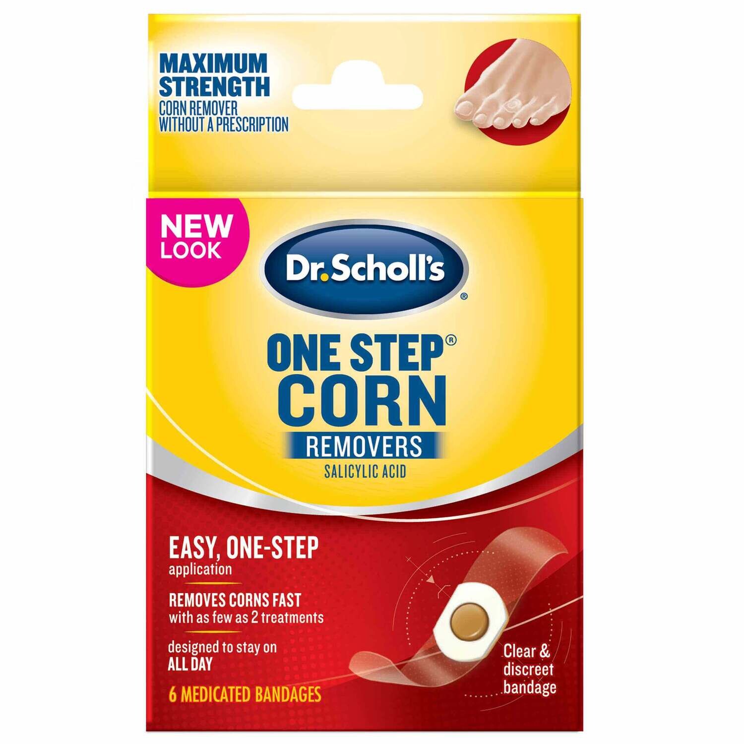 Dr. Scholl&#39;s One Step Corn Remover 6ct