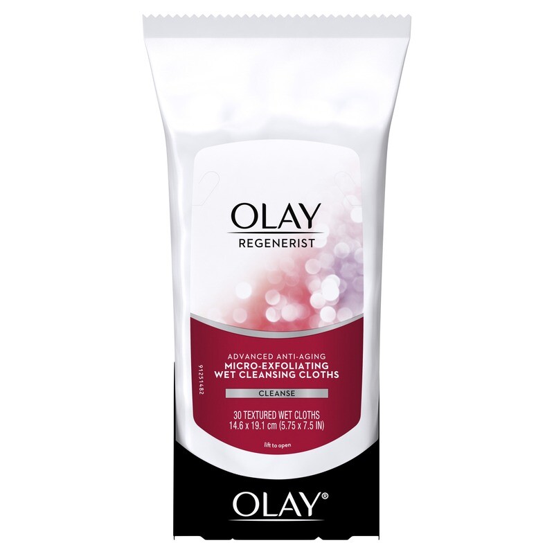 Olay Regenerist Micro-Exfoliating Wet Cleansing Cloths 30ct