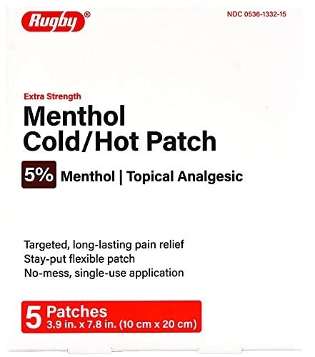 Menthol Cold-Hot 5% Patch 5ct
