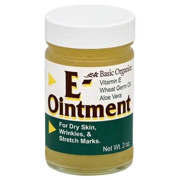 Basic Organics Vitamin E Ointment 2oz