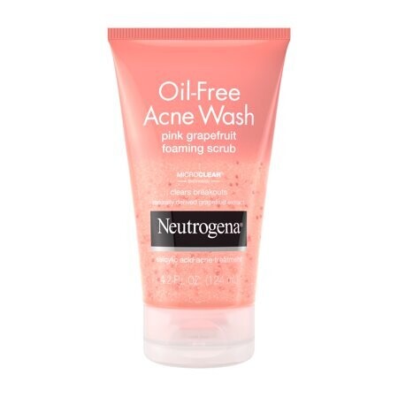 Neutrogena Pink Grapefruit Foam Scrub Oil-Free 4.2oz