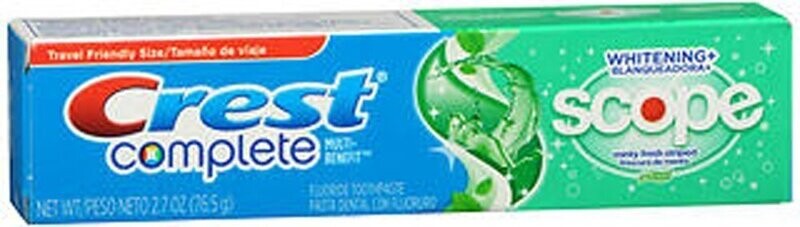 Crest + Scope Complete Whitening Toothpaste 7oz