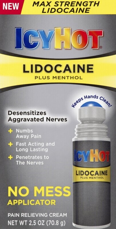 Icy Hot Lidocaine No Mess Applicator 2.5oz