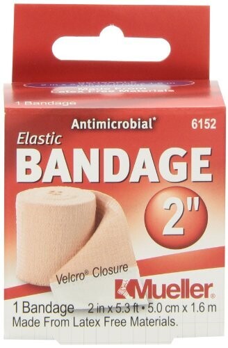 The Mueller Elastic Bandage 2 inch width with Velcro Closure