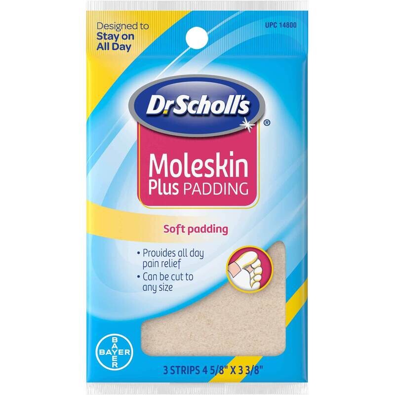 Dr. Scholl&#39;s Moleskin Padding Strips 3ct