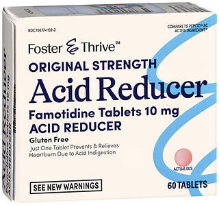 Foster and Thrive Acid Reducer 10 Mg Tablet 60ct