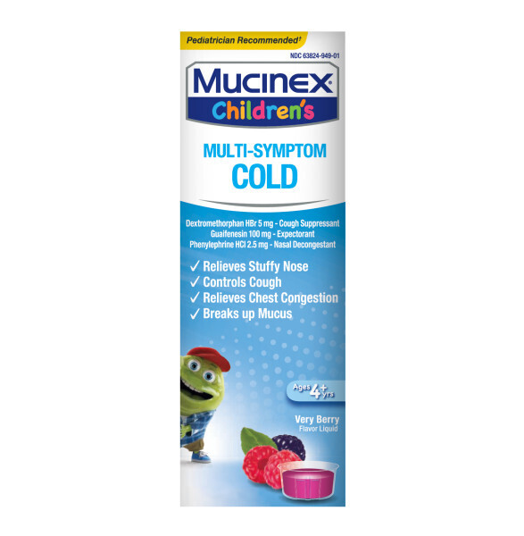 Children&#39;s Mucinex Multi-Symptom Liquid 4fl oz