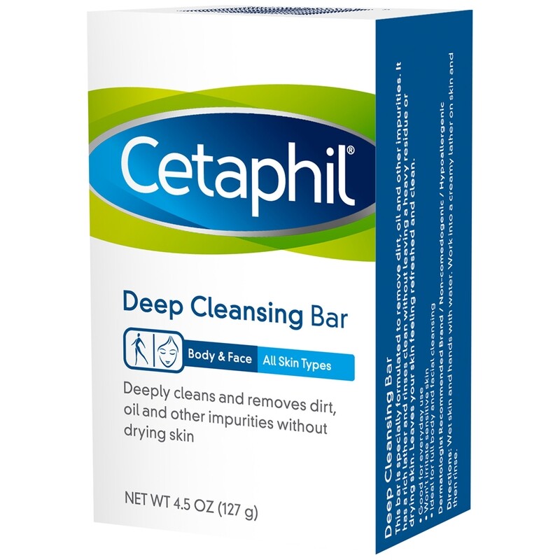 Cetaphil Deep Cleansing Bar 4.5oz