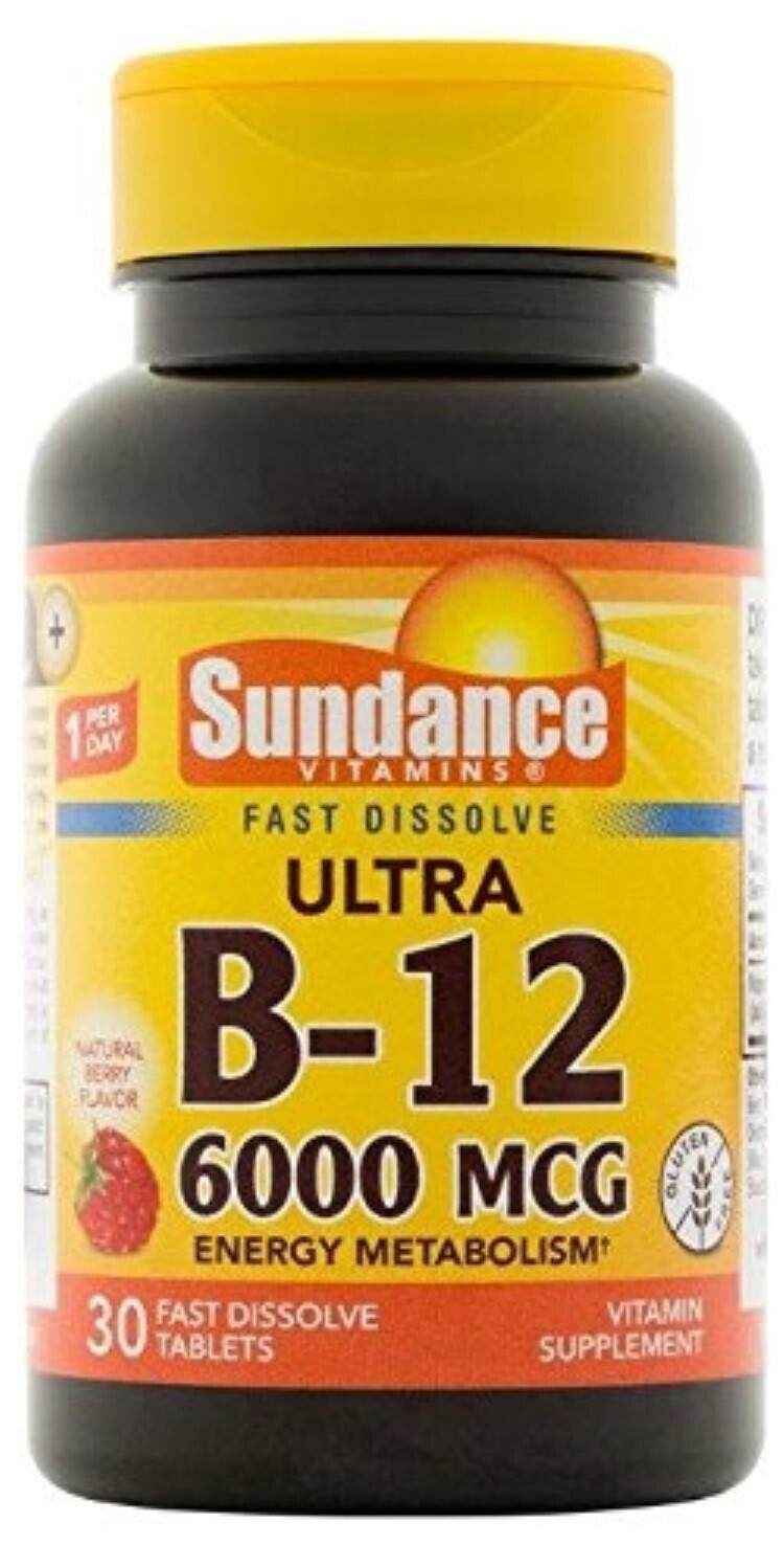 Sundance B-12 6000mcg Fast Dissolve Tablets 30ct