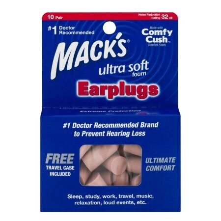 Mack&#39;s Ultra Soft Earplugs 10 pair