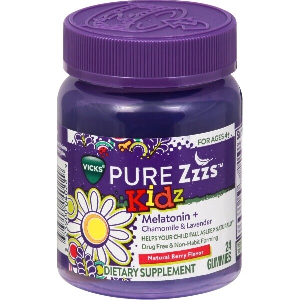 Vicks Pure Zzzs Kidz Gummies 24ct