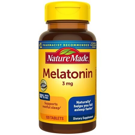 Nature Made Melatonin 3mg Tablets 120ct