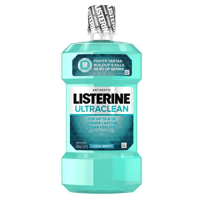 Listerine Mouth Wash Ultra Clean Cool Mint 500mL