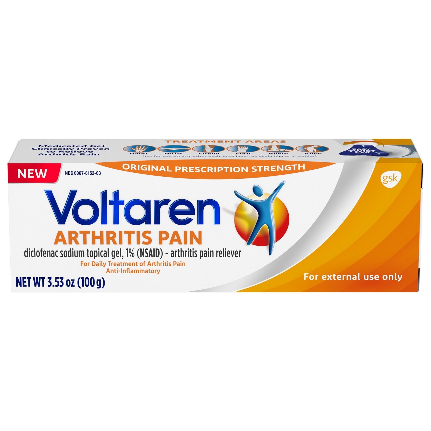 Voltaren Arthritis Pain 1% Gel 3.5oz