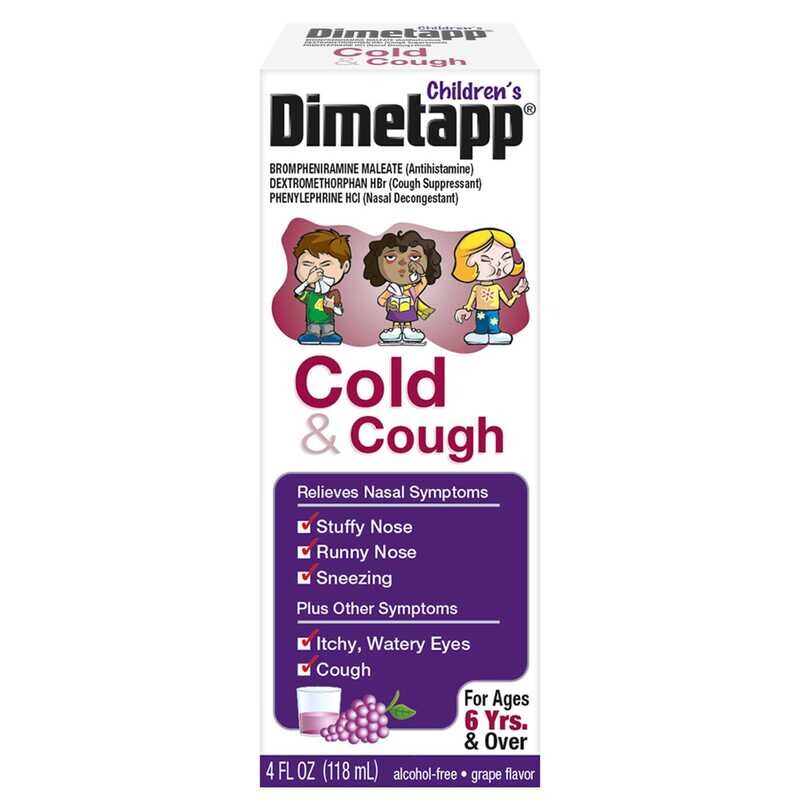 Children&#39;s Dimetapp Cold &amp; Cough Grape 4fl oz