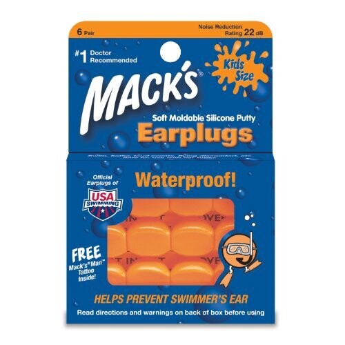 Mack's Earplugs Kids 6-pair