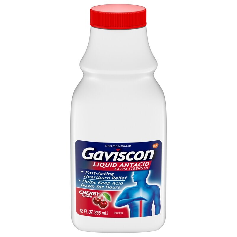 Gaviscon Extra Strength Liquid Cherry 12oz