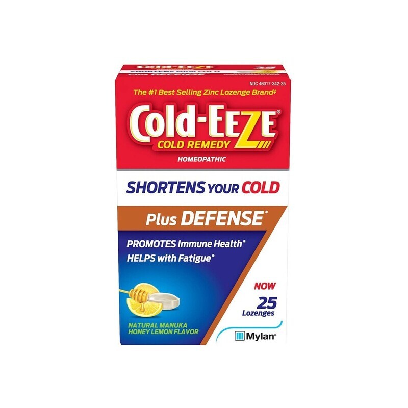 Cold Eeze Plus Defense Manuka Honey Lemon Lozenges 25ct